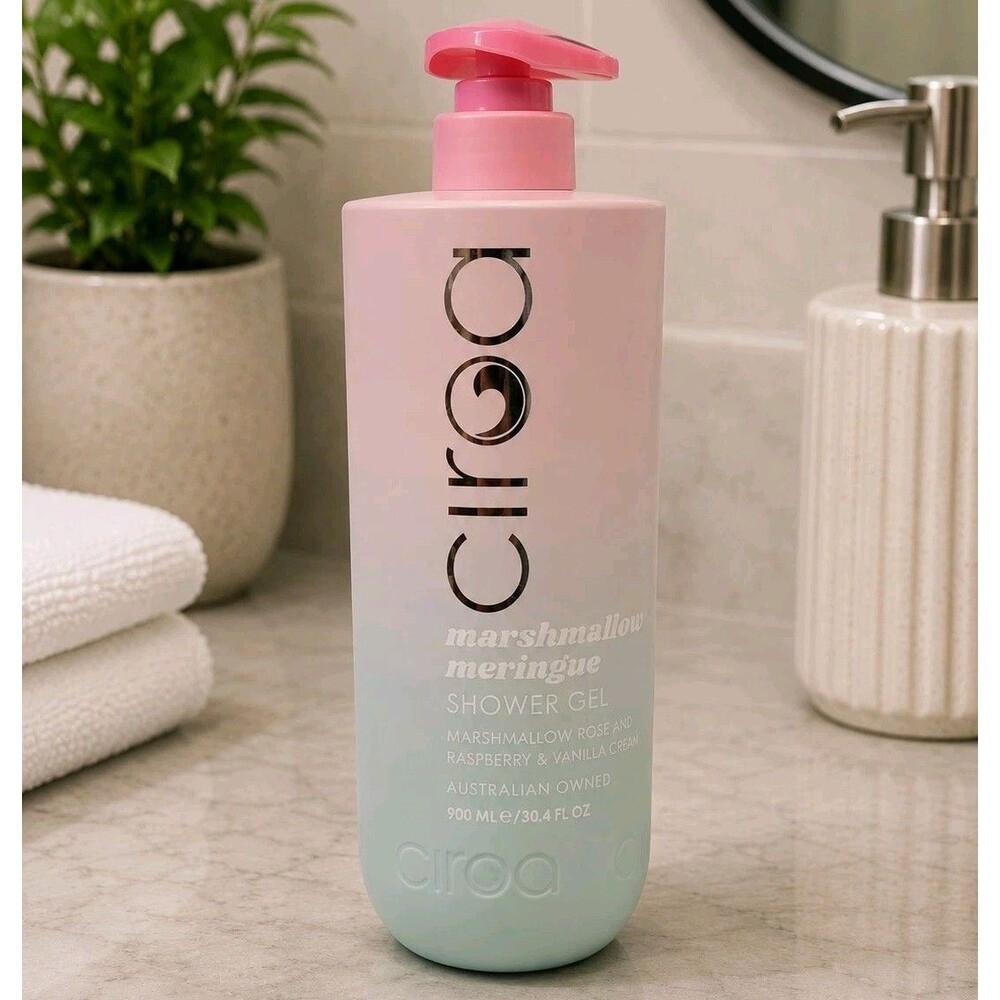 Ciroa Marshmallow Meringue Shower Gel Body Wash 30.4 oz Vegan Cruelty Free